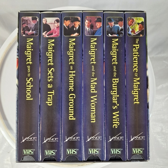 Granda Media Georges Simenon Maigret VHS Box Set - Picture 5 of 5